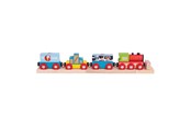 Houten speelgoed - Bigjigs Wooden Freight Train - 9-piece. - BJT181