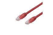 Netwerk - kabel - Deltaco patch cable - 1 m - red - Rood - 1m - TP-61RAU