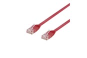 Netwerk - kabel - Deltaco patch cable - 50 cm - red - Rood - 0.5m - TP-60R-FL