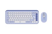 Toetsenbord - Logitech POP Icon Combo - Keyboard and mouse set - Zwitsers - Wit - 920-013277