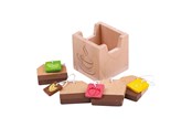 Houten speelgoed - Bigjigs Wooden Tea Bags in Tray - 5 pcs. - BJ137