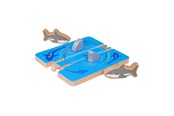 Houten speelgoed - Bigjigs Wooden Rails - Shark Attack - 4-piece - BJT176
