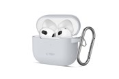 Mobiel - Covers & Cases - Tech-Protect Silicone Hook Case for Apple AirPods 3 - Gray - 5906302375097
