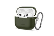 Mobiel - Covers & Cases - Tech-Protect Silicone Hook Case for Apple AirPods 3 - Green - 5906302375110