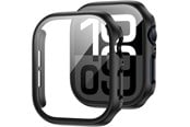 Smartwatch - Accessoires - Tech-Protect Defense360 Tempered Glass Case for Apple Watch 10 (46 mm) - Black - 5906302376551