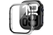 Smartwatch - Accessoires - Tech-Protect Defense360 Tempered Glass Case for Apple Watch 10 (46 mm) - Clear - 5906302376537