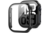 Smartwatch - Accessoires - Tech-Protect Defense360 Tempered Glass Case for Apple Watch 10 (42mm) - Black - 5906302376544