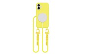 Mobiel - Covers & Cases - Tech-Protect MagNecklace MagSafe Case with Lanyard for iPhone 16 - Yellow - 5906302375912