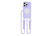 Mobiel - Covers & Cases - Tech-Protect MagNecklace MagSafe Case with Lanyard for iPhone 16 Pro - Purple - 5906302375929