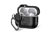 Mobiel - Covers & Cases - Tech-Protect Slim Hook Case with Carabiner for Apple AirPods Pro 1/2 - Black - 5906302376261