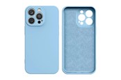 Mobiel - Covers & Cases - Hurtel Silicone Case for Samsung Galaxy A14 5G / Galaxy A14 Silicone Cover Light Blue - 9145576273104