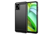 Mobiel - Covers & Cases - Hurtel Carbon Case for Motorola Moto G Power 2023 Flexible Silicone Carbon Cover Black - 9145576275559