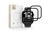 Mobiel - Beschermend glas - Tech-Protect Glass Flex+ 2-pack Hybrid Glass for Apple Watch 10 46mm - Black - 5906302318902
