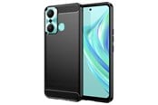 Mobiel - Covers & Cases - Hurtel Carbon Case Case for Infinix Hot 20 Play Flexible Silicone Carbon Cover Black - 9145576275443