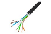 Netwerk - kabel - Lanberg bulk cable - black - Zwart - LCU6-10CC-0305-BK