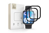 Mobiel - Beschermend glas - Tech-Protect Glass Flex+ 2-pack Hybrid Glass for Huawei Watch Fit 4 - Black - 5906302319060