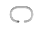 Badkamer accessoires - Croydex C-shaped shower curtain rings - Transparent - 12 pcs. - AK142132