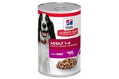 Honden - Hill's Science Plan Canine Adult Beef - Wet dog food - 370 g - 052742051581