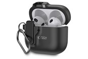 Mobiel - Covers & Cases - Tech-Protect Slim Hook Case for AirPods 4 - Black - 5906302371198