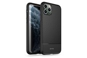Mobiel - Covers & Cases - CRONG Prestige Carbon Cover - iPhone 11 Pro Max Case - Black - CRG-CARB-IP11PM-BLK