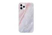 Mobiel - Covers & Cases - CRONG Marble Case – iPhone 11 Pro Case - Pink - CRG-MRB-IP11P-PNK