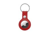 Mobiel - Covers & Cases - CRONG Leather Case with Key Ring – Protective leather case with key ring for Apple AirTag 1/2 - red - CRG-ATL-RED