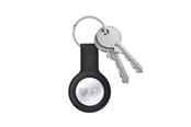 Mobiel - Covers & Cases - CRONG Silicone Case with Key Ring – Protective keychain case for Apple AirTag 1/2 - black - CRG-ATS-BLK
