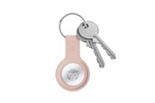 Mobiel - Covers & Cases - CRONG Silicone Case with Key Ring – Protective keychain case for Apple AirTag 1/2 - sand pink - CRG-ATS-PNK
