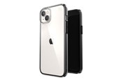 Mobiel - Covers & Cases - Speck Presidio Perfect-Clear with Impact Geometry - iPhone 15 Plus / 14 Plus Case with MICROBAN Coating - Clear / Black - 150124-5905