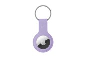 Mobiel - Covers & Cases - CRONG Silicone Case with Key Ring – Protective keychain case for Apple AirTag 1/2 - purple - CRG-ATS-PRP
