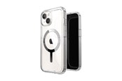 Mobiel - Covers & Cases - Speck Gemshell Grip + MagSafe - Case for iPhone 17e / 16e / 15 / 14 / 13 - Clear / Chrome Finish - 150494-3223