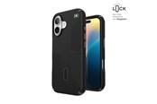 Mobiel - Covers & Cases - Speck Presidio2 Grip ClickLock & MagSafe - iPhone 16 Case - Black / Slate Gray / White - 150689-3205