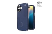 Mobiel - Covers & Cases - Speck Presidio2 Grip ClickLock & MagSafe - iPhone 16 Case - Coastal Blue / Dust Gray / White - 150689-3206