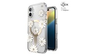 Mobiel - Covers & Cases - Speck Presidio Lux ClickLock & MagSafe - iPhone 16 Plus Case - Sunshine Daisies / Clear / Gold - 150749-3257