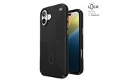 Mobiel - Covers & Cases - Speck Presidio2 Grip ClickLock & MagSafe - iPhone 16 Plus Case - Black / Slate Gray / White - 150713-3205