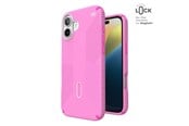 Mobiel - Covers & Cases - Speck Presidio2 Grip ClickLock & MagSafe - iPhone 16 Plus Case - True Pink / Shocking Pink / White - 150713-3249