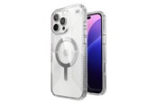 Mobiel - Covers & Cases - Speck Presidio Perfect-Clear Grip MagSafe - iPhone 16 Pro Max Case - Clear / Chrome Finish / Serene Silver - 150842-3223