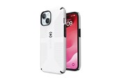 Mobiel - Covers & Cases - Speck Candyshell Grip MagSafe - iPhone 17e / 16e / 15 / 14 / 13 Case - White / Black - 150652-1909