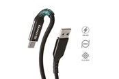 Mobiel - Adapters & Opladers - CRONG Armor Link - 60W PD 3A USB-A to USB-C Cable 25cm - Black - CRG-AL025USAC-BLK