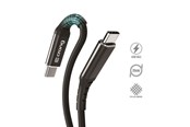 Mobiel - Adapters & Opladers - CRONG Armor Link - 60W PD 3A USB-C to USB-C Cable 25cm - Black - CRG-AL025USCC-BLK