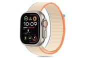 Smartwatch - Accessoires - Tech-Protect Nylon Strap for Apple Watch 6 / 7 / 8 / 9 / 10 / SE / Ultra 1 / 2 (44 / 45 / 46 / 49 MM) - Beige - 5906302370788