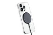 Mobiel - Adapters & Opladers - CRONG MagSpot Wireless Charger – Aluminum MagSafe 15W Inductive Charger - Graphite - CRG-MS15W-GRP