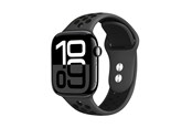 Smartwatch - Accessoires - CRONG Duo Sport - Apple Watch Band 38/40/41/42 mm - Gray/Black - CRG-40DSB-BLK