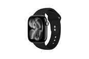 Smartwatch - Accessoires - CRONG Liquid - Apple Watch Band 44/45/46/49 mm - Black - CRG-44LQB-BLK