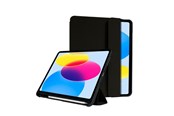 Tablet - Hoezen - CRONG FlexFolio – iPad 11" (2025) / iPad 10.9" (2022) Case with Apple Pencil - Black - CRG-FXF-IPD109-BLK