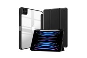 Tablet - Hoezen - CRONG PrimeFolio – Case for iPad Air 11” (2026-2024) / iPad Air 10.9” (5th-4th gen.) / iPad Pro 11" (2022-2021) - Black/Clear - CRG-PRF-IPD11-BLK