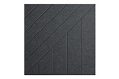 Decoratie - Middle Atlantic TruTile - acoustic wall panel - square - 61 x 61 cm - charcoal grey - AUTT22SQWSTSMCHG