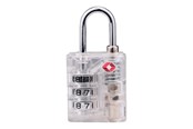 Vrije tijd & Reizen - Dunlop - TSA combination lock for suitcase / luggage - White - 8711252102795_WHITE