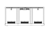 Muurbevestigingen, AV-bevestigingen & AV-meubels - Middle Atlantic C5 Series Credenza mounting component - for AV rack - off white - Max - recommended for - C5-VENT3-OW