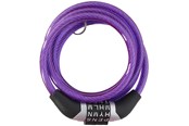 Fietsaccessoires - Dunlop - Combination Bicycle Lock - Violet - 8711252029221PURPLE